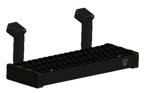 Carr's 134031-1: Maxgrip Side Step - Black Powder Coat Xp3 - (Single)