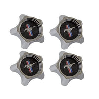 C7ZZ-1130-BK Scott Drake 1967 Styled Steel Wheel Hub Caps Black Set of 4
