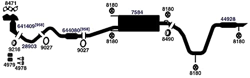 Exhaust Spring AP Exhaust Products 4979