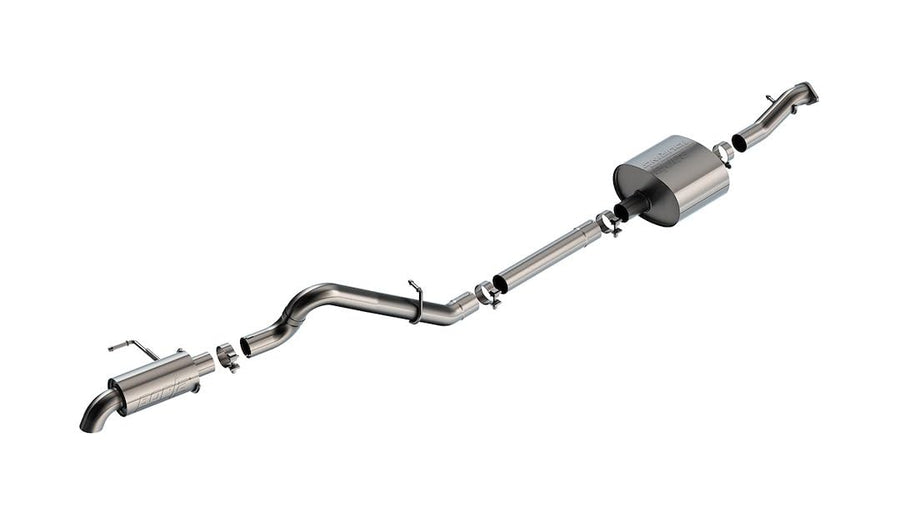 Borla - 21-22 Ford Bronco 2DR/4DR T-304 Stainless Steel Touring Cat-Back Exhaust - Brushed (140901)