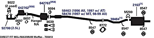 700413 AP Exhaust Products Muffler