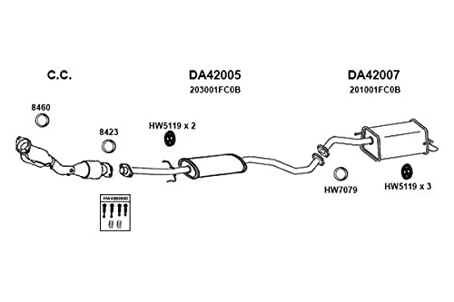 HW5119 Ansa - Exhaust Hanger
