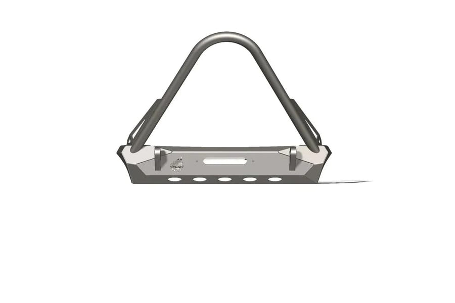 CrawlTek Front Bumper Pyro Stubby - Stinger compatible with Jeep CJ/YJ/TJ