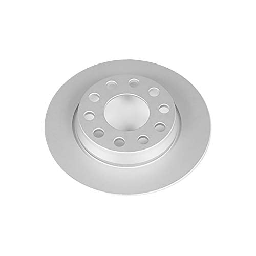 Power Stop rear EBR656EVC Evolution Genuine Geomet® Coated Brake Rotor For Audi A4 2002-2006, Audi A4 Quattro 2002-2006 [Model Specific]