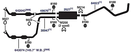 Exhaust Pipe AP Exhaust 38947