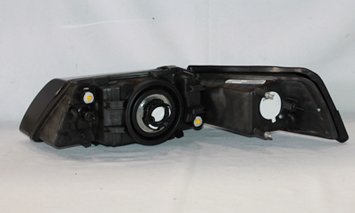 Right TYC Headlight Assembly Compatible with 2001-2004 Ford Mustang