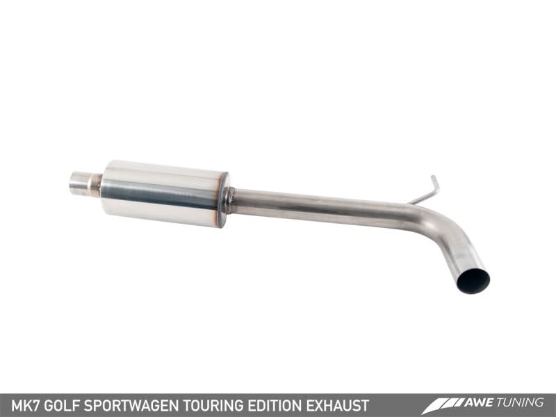VW MK7 Golf SportWagen AWE Tuning Touring Edition Exhaust w/Chrome Silver Tips (90mm) - 3015-22048