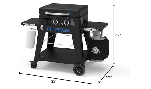 Ultimate PIT BOSS PB2BGD2 Gas Griddle, 2 Burner, Black