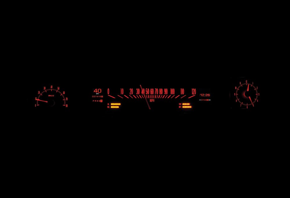 Dakota Digital RTX Gauge Instrument System RTX-68C-IMP-X Compatible with Chevy 1968 Caprice/Impala