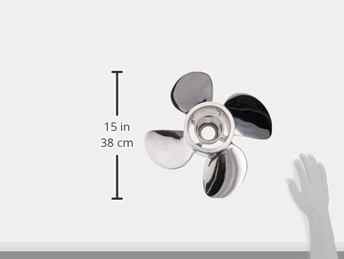 Turning Point 31501931 Propeller Express Right Stainless 4-Blade Propeller (14 X 19)
