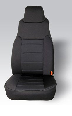Seat Cover Kit Rugged Ridge 13210.01, Front, Neoprene, Black; 97-02 Jeep Wrangler TJ