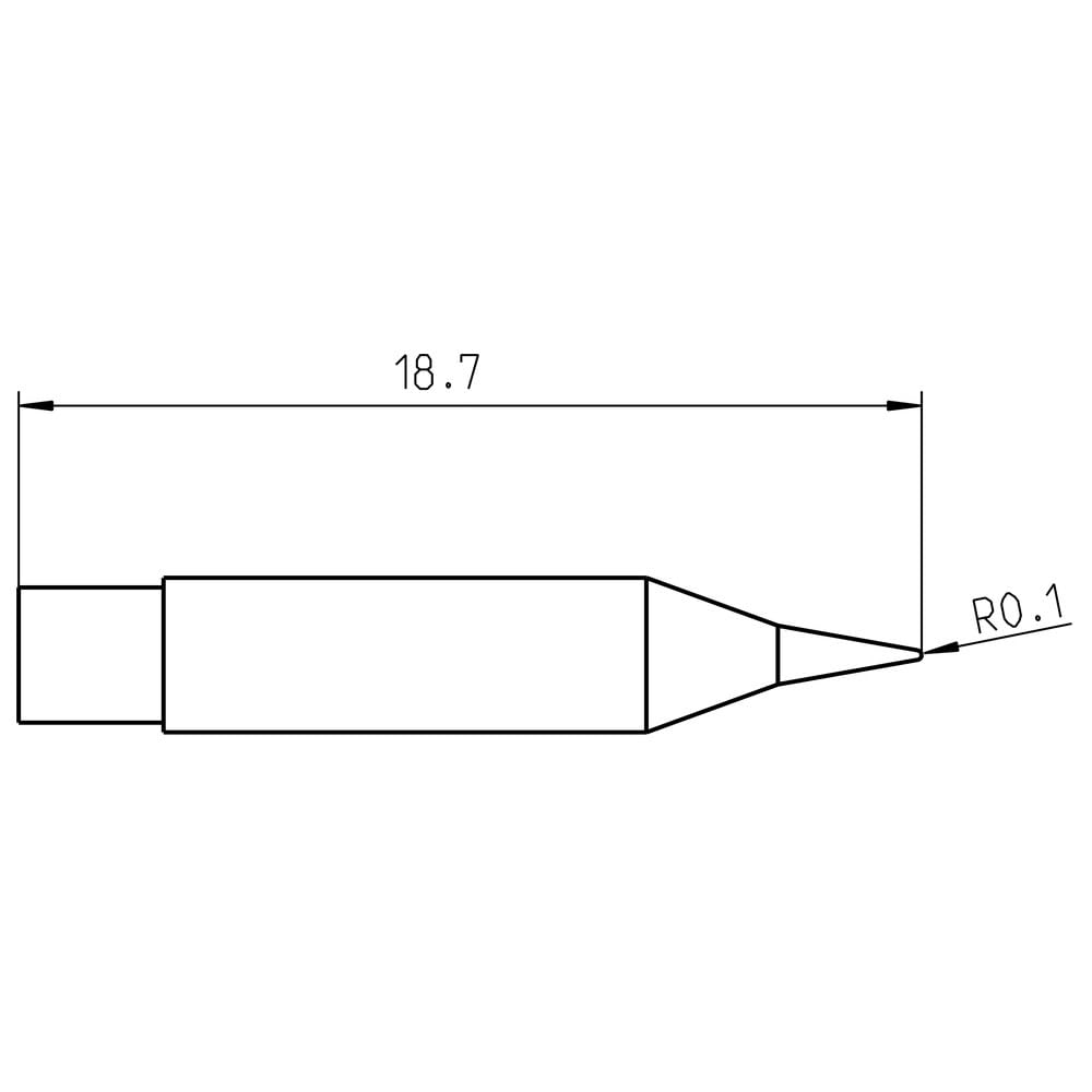Welding Tip Tool Bevel Cut 0.4