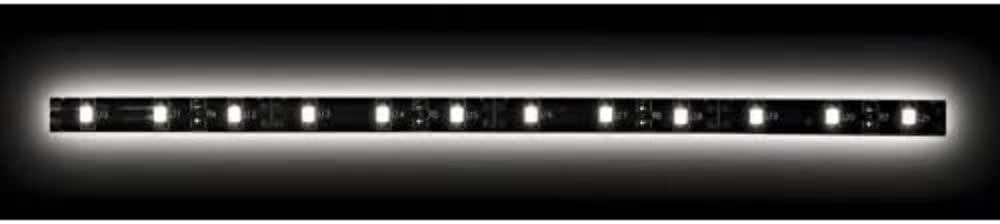 Heise - Black Base White 3M 60 LEDs Per (LED Type: 5050) - Retail Pack (H-W350-BLK)