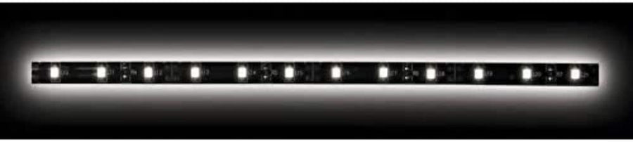 Heise - Black Base White 3M 60 LEDs Per (LED Type: 5050) - Retail Pack (H-W350-BLK)