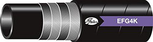 Gates Synthetic Rubber 16EFG4KXLL Spiral Wire Hose, SAE 100R12, 200' Length, 1" ID, 4000 Working PSI, 40°F to +250°F Temperature Range