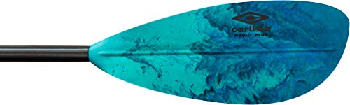 Magic Plus Carlisle Kayak Paddle with Polypropylene Blades and Wrapped Fiberglass Shaft, 240cm - Seaglass