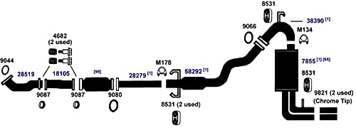 Pipe AP Exhaust Products 38390