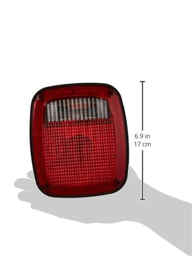 Tail Light Assembly, Left, Black | Omix-Ada 12403.07 | OE Reference: 5758255 | Fits 1981-1986 Jeep CJ
