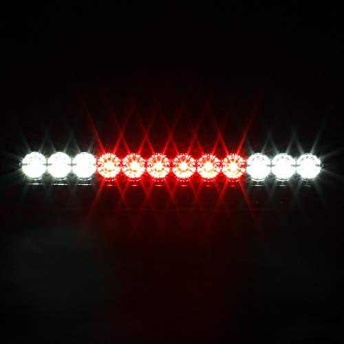 Chrome LED SPEC-D TUNING 3rd Brake Light Compatible with 1994-2001 Dodge RAM 1500, 1994-2002 Dodge RAM 2500, 1994-2002 Dodge RAM 3500