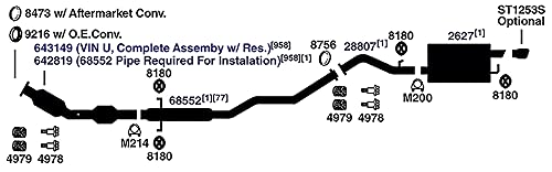 Exhaust Pipe AP Exhaust 28807