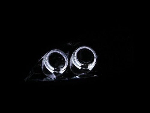 Honda Civic Anzo USA 121056 Projector with Halo Chrome Headlight Assembly - (Sold in Pairs)