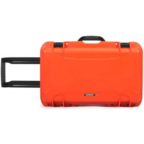 NANUK Hard Case 935 with Cubed Foam – Waterproof Protective Equipment Case with Wheels, 22” x 14” x 9” – Dustproof and Impact Resistant, Airline Carry-On Approved – Orange