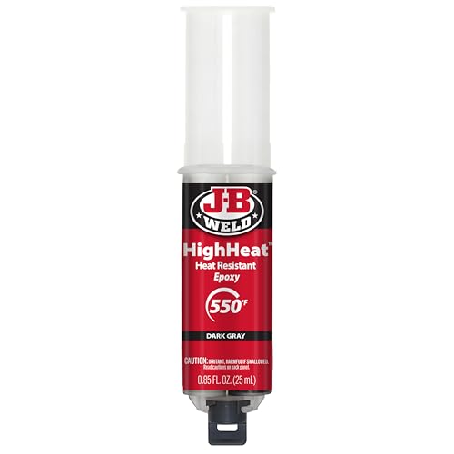 High Heat J-B Weld Epoxy Syringe, Dark Grey