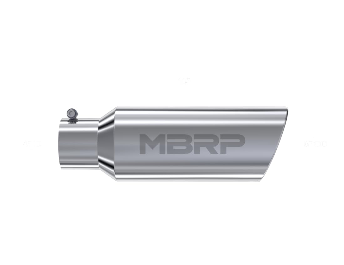 6" O.D. MBRP T5130 Rolled End Exhaust Tip (T304)