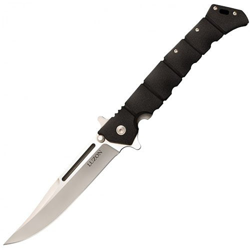 Luzon Series Cold Steel Folding Knife with Pocket Clip, Black/Silver