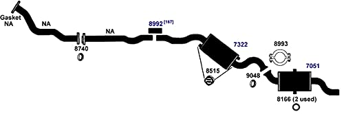 Exhaust Hanger AP Exhaust Products 8515