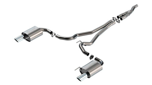2024 Ford Mustang Borla 2.3L Ecoboost 2.50 S-TYPE Catback Exhaust - Non-Active