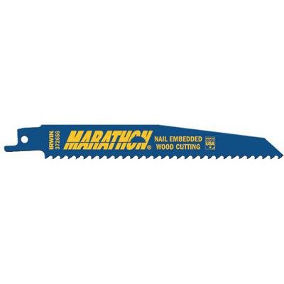 IRWIN Tools Reciprocating Saw Blade Nail-Embedded Wood Cutting (50-Pack), 6-Inch, 6 TPI (372656BB)
