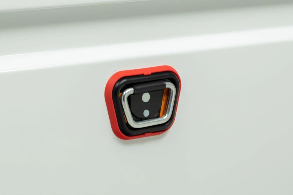 Saddle Box Weather Guard Steel Full Extra Wide White