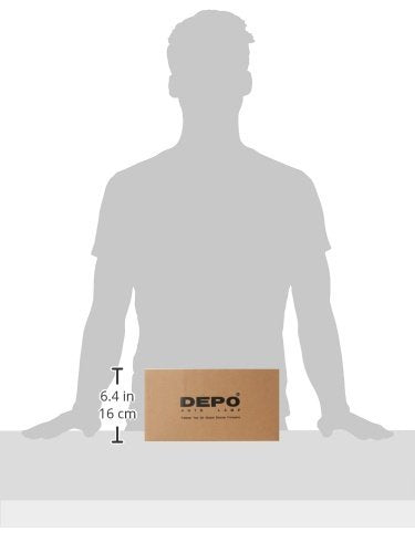 Replacement Driver Side DEPO 330-2030L-AC-C Fog Light Lens/Housing