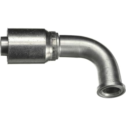 GlobalSpiral Series Gates MAX Pressure Couplings, Code 61 O-Ring Flange, 90 Degree Bent Tube, 1-1/2" ID 24GSM-24FL90S