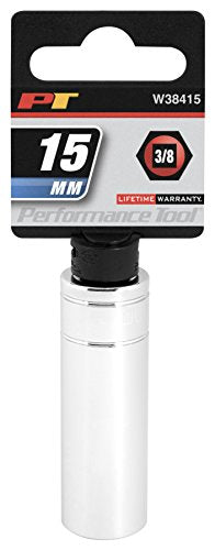 6-Point Socket Performance Tool W38415, 3/8-Inch Drive, 15mm