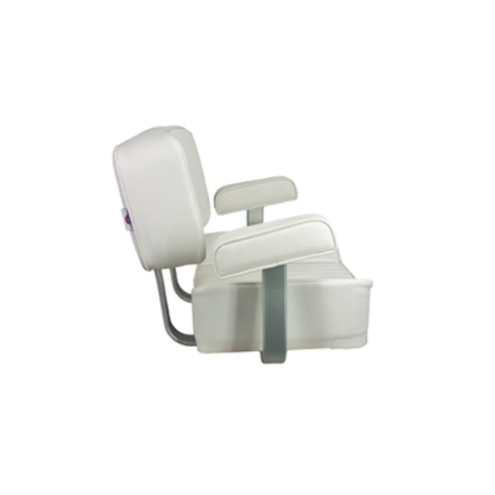 Deluxe Captain's Seat Springfield 1040002 with Armrest - Off-White