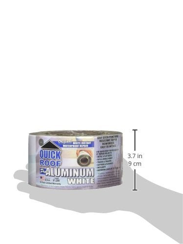 Cofair Quick Roof Pro WQR325 Aluminum White 3" x 25'