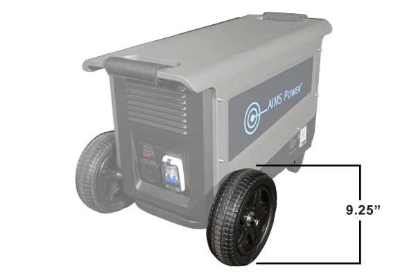 3.1 kWh Portable Solar Generator 30 Amp Output Lithium Battery | Solar & Grid Inputs