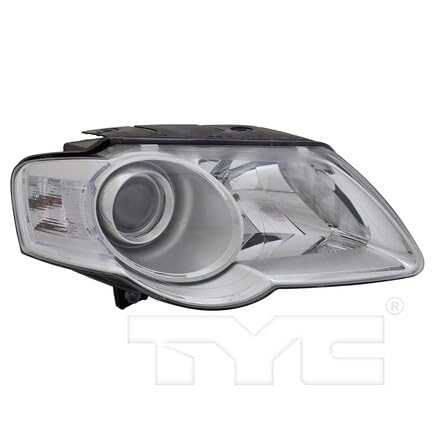 Right TYC Headlight Assembly Compatible with 2006-2010 Volkswagen Passat