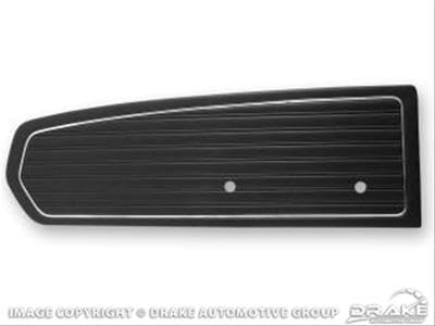 C8ZZ-65239423BK Scott Drake Standard Door Panels Black