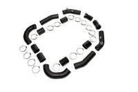 Upper ALPHA Intercooler pipe adapter kit for Carbon intake manifold with HKS BOV Flanges