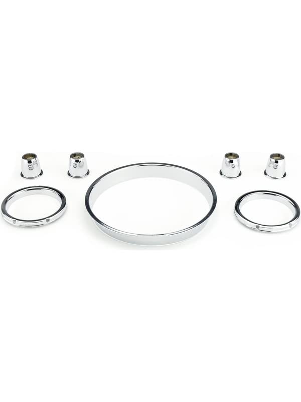 1957 Chevy Dakota Digital Chrome Bezels - BZL-57C