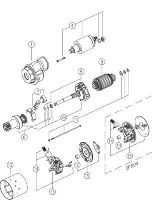 MS140 Mahle Starter