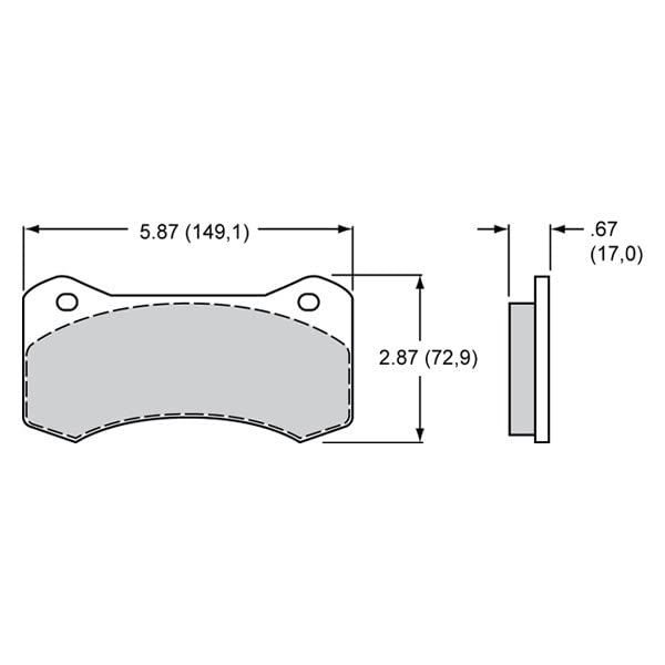 Aero. WILWOOD Pad 6617-30 670 Axle Set