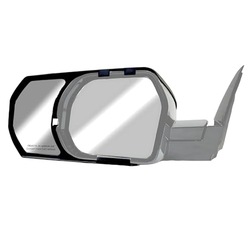 K SOURCE 81310 Snap & Zap Custom Fit Towing Mirror for 2022 up Tundra, 2023 up Sequoia, Patented
