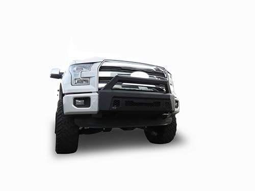 Armour III Black Horse Light Duty Front Bumper Textured Black Compatible with 2015-2017 Ford F-150-AR3LD40NL