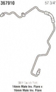 Power Steering Gates 367910 Hose Assembly Pressure Line