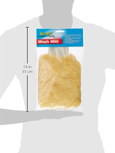 Wool Wash Mitt STAR BRITE with Mesh Fibers for Boat & Car Cleaning (040037)