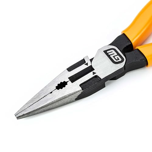 6 Inch GEARWRENCH Dipped Handle Long Nose Plier - 82176-06